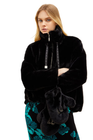 LIU JO Γούνα / puffer 2 όψεων TF2172