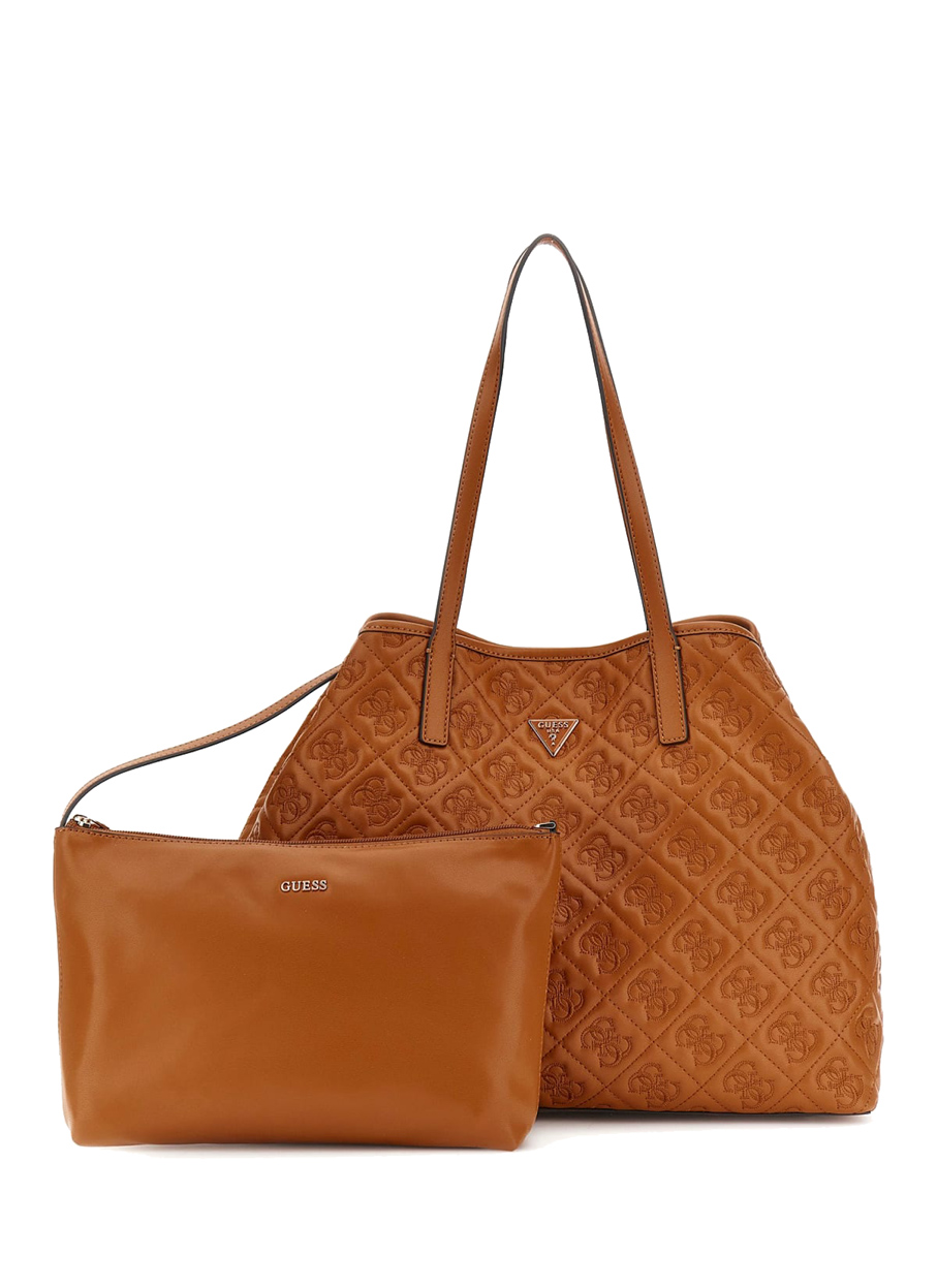 GUESS Τσάντα shopper XL cognac