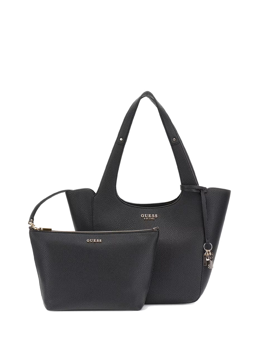 GUESS Τσάντα shopper 2 σε 1 μαύρη