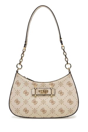 GUESS Τσάντα ώμου εκρού