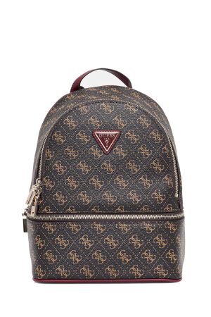 GUESS Backpack Οικολογικό Δέρμα καφέ