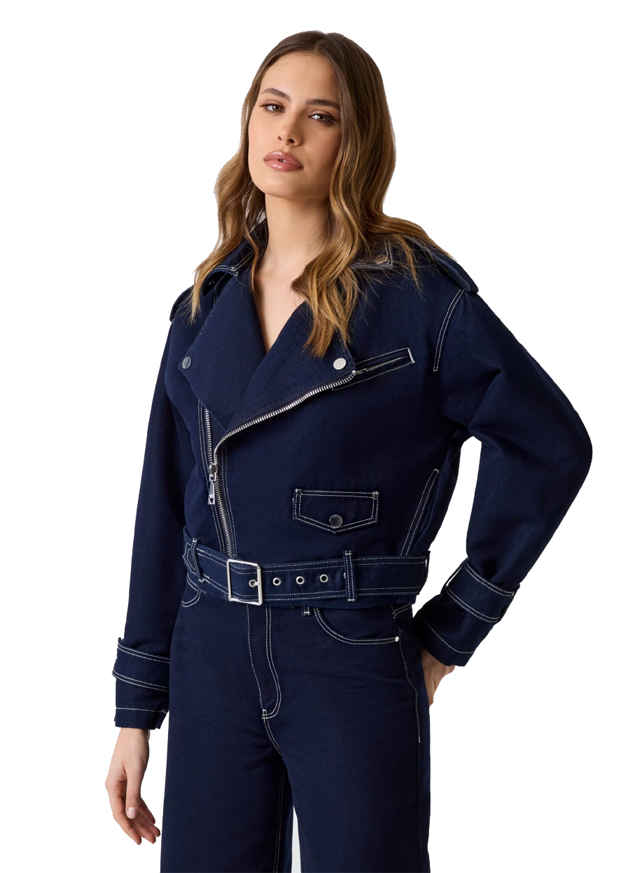 GUESS Jean Jacket μπλε