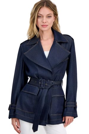 GUESS denim καπαρτίνα μπλε