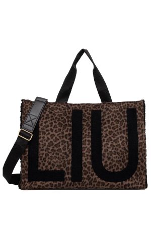 LIU JO Τσάντα tote XL καφέ
